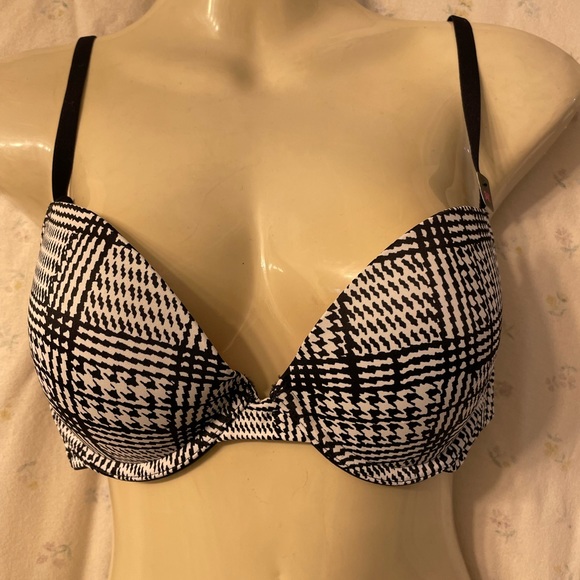 34C Houndstooth Bra